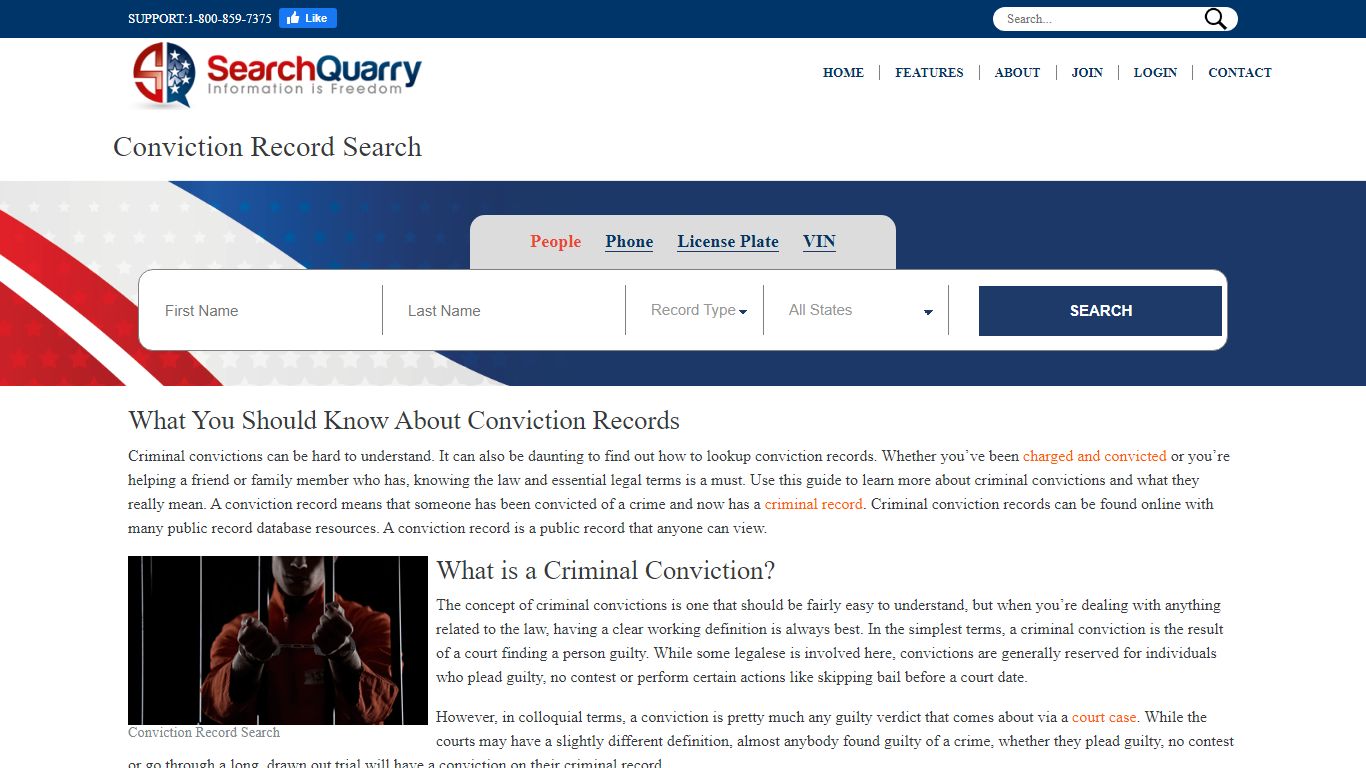 Conviction Record Search | Lookup Anyone's Convictions Anonymously